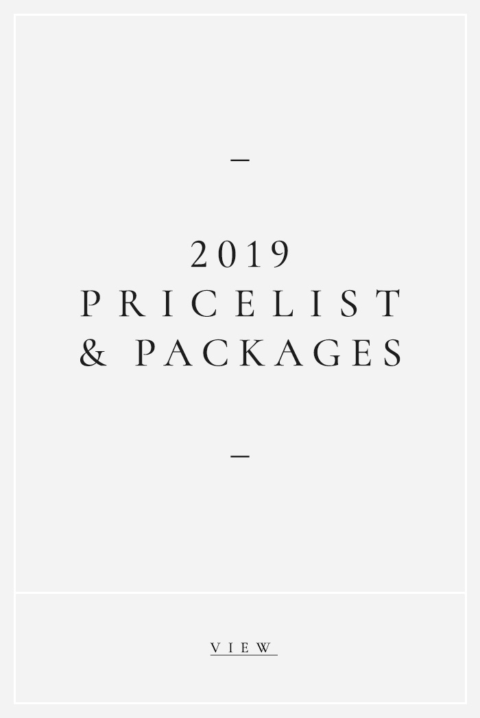 JILLIAN SCHECHER 2019 PHOTOGRAPHY PRICELIST AND PACKAGES